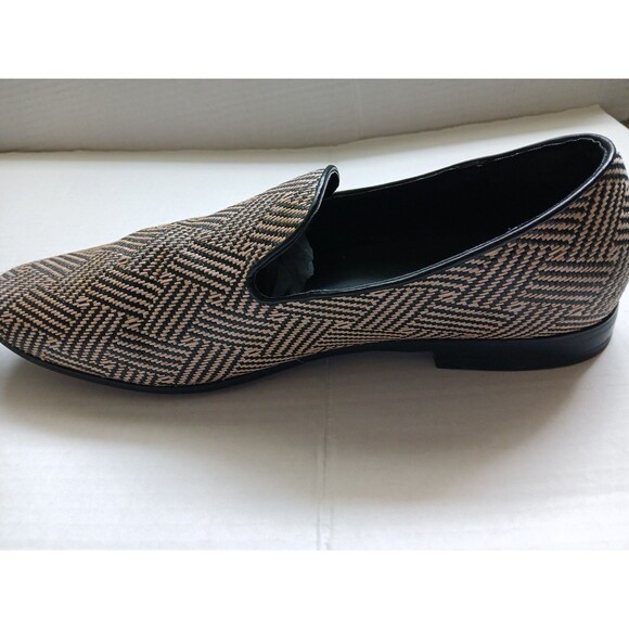 Giorgio Brutini Mens Clement Slip On Loafers Tan-Brown 10.5 M Herringbone Design main image 5